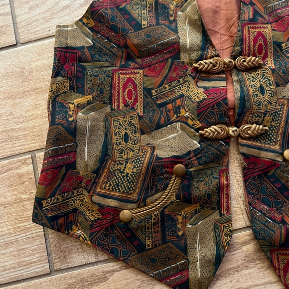 Vintage Max & Mabel library books vest size small - Picture 6 of 12